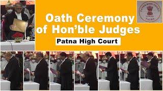 LIVE Oath ceremony of Hon’ble Judges transferred to Patna High Court and Judges Designate