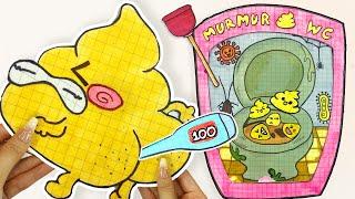 Blind Bag  POO is sick care bag  Baby diarrhea clean up - Murmur Craft