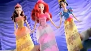 Disney Princess MATTEL Sparkling Dolls Commercial