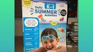 Evan Moor Daily Summer Activities K-1 Workbook Flip Through