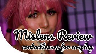 MISLENS review CRAZY AND SHOCKING CONTACTLENSES FOR COSPLAY  Heart eyes anime girl and more 