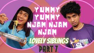 Yummy Yummy Njam Njam  Lovely Siblings Part 7   Malayalam Vine  Ikru