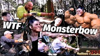 Compilation 111 - 160 lbs Shooting Monsterbows Crazy-Fun  Thomas Brugger Bogensport Extreme Archery