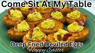 Deep Fried Deviled Eggs - Great for your Holiday Meals or a Fun Appetizer