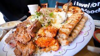 Best Restaurants in Los Angeles - BIG KABOB PLATTER + Must-Eat Food Tour in LA