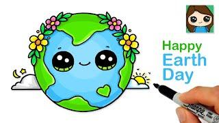 How to Draw the Earth  Happy Earth Day