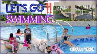 泳ぐ*泳げば*泳ぐとき  LETS GO SWIMMING POOL at Circulo Verde  Quezon City