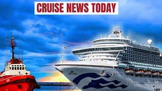 Cruise Ship Loses Gangway in High Winds