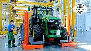 Как собираются новые тракторы John Deere 8R в РОССИИ Завод John Deere в Оренбурге