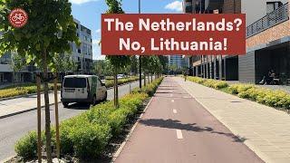 Vilnius Lithuania is improving the city for cycling and walking