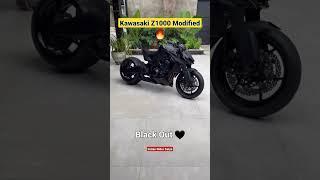 Kawasaki Z1000 Modified Black 