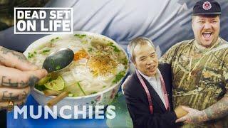 Matty Eats Pho & Other Vietnamese Street Eats In Hanoi  Dead Set on Life Season 2 Episode 2