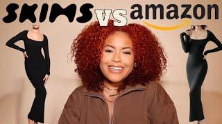 Skims Dupes On Amazon? Trying VIRAL TikTok Dupes Are They Worth It? Amazon Clothing Haul 2023