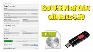Boot USB Flash Drive with Rufus 3.20  Windows 788.11011