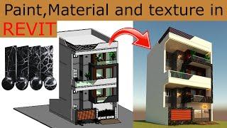 How to apply material in revit architecture  revit architecture revit tutorials part- 2