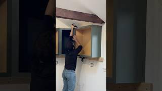 How to EASILY hang wall cabinets