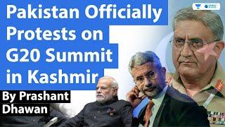 Can Pakistan Stop Indias G20 Summit ? Pakistan Officially Protests on G20 Summit in Kashmir