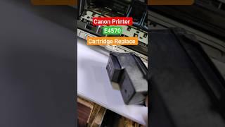 Canon Printer E4570 Replace cartridge #windows #epson #gigabytelaptop #printer rifil printer color