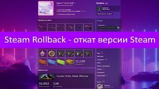 Steam Rollback - Откат версии Steam