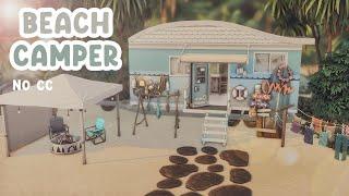 Beach Camper 🩴 Sims 4 Speed Build No CC
