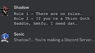 Shadow Making Rules On His Discord Server.
