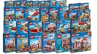 All LEGO City Fire Sets 2010-2021 CompilationCollection Speed Build