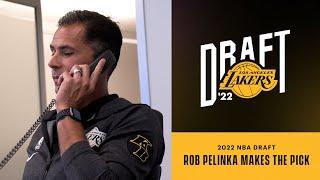 Inside the Lakers War Room Rob Pelinka Makes the Pick