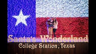 A Texas Christmas Experience at Santas Wonderland in College Station Texas.