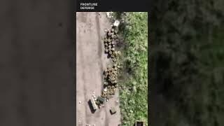 Ukrainian drone wipes out a Russian antitank mine dump with a single munition