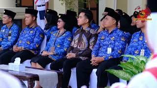 Gibran upacara Hari Lahir Pancasila Di SMPN 16 Solo