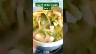 asam pedas batang keladi sayur #masakanrumahan #kuliner