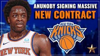 Knicks RESIGN OG Anunoby To MASSIVE New Contract...  Knicks News