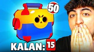 İLK DEFA 50 MEGA KUTU AÇTIM  BRAWL Stars