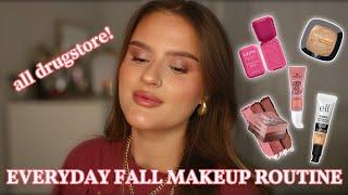 EASY EVERYDAY FALL DRUGSTORE MAKEUP ROUTINE