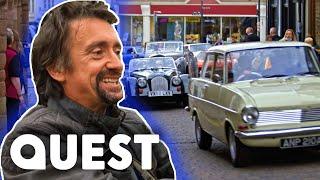 A Parade Of Classic Cars Arrive At The Smallest Cog’s Opening Day  Richard Hammond’s Workshop