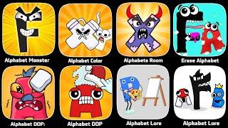 Alphabet DOPDelete Puzze DOPAlphabet Lore DOPAlphabet MonsterAlphabet Room MazeErase Alphabet