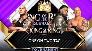 The Rock FINAL BOSS vs. Roman Reigns & Randy Orton  2v1 Handicap Match  WWE 2K24