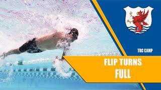 Fast Swimming Freestyle Flip Turns