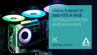 Liquid Freezer III 360420 A-RGB – Installation on AMD