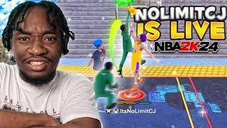 LIVE FOR A FEW BEST GUARD ON NBA 2K24 RUNNING PARK WITH SUPPORTERS COME CHILL 