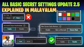 BGMIPUBG BEGINNERS TO PRO PLAYER SETTINGS EP-01  എല്ലാവരും ENABLE ചെയ്യണ്ടേ SETTINGS..