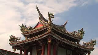 Asian temple roof decoration