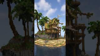 Minecraft Pirate Island #minecraft #timelapse