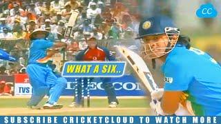 MS Dhonis Biggest Six Out of Ground  Dhoni at his Best  INDvENG 2006 