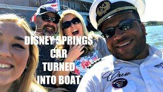 CAR AT DISNEY WORLDS DISNEY SPRINGS TURNS INTO BOAT THE HOW-TO GURU