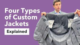 Custom Jacket & Sport Coat Construction  4 Different Types Explained
