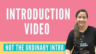 Self Introduction Video for Virtual Assistants  Upwork Video  1 minute Video Introduction