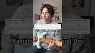 How to play Radiohead - High and Dry guitar solo tabs #radiohead #guitarsolo #guitartabs