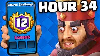 Noob Plays Clash Royale for 34 Hours Straight... Heres What Happened...