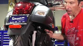 How to Adjust Rear Shocks on a Modern Vespa